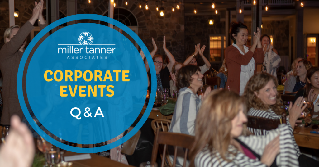 Corporate events questions and answers